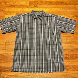 Men’s Patagonia Casual Single-Breasted Pocket Short Sleeve Button-Up